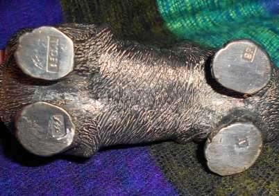 Silver Plated Shih Tzu