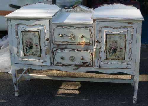 French Provance Break Top Sideboard