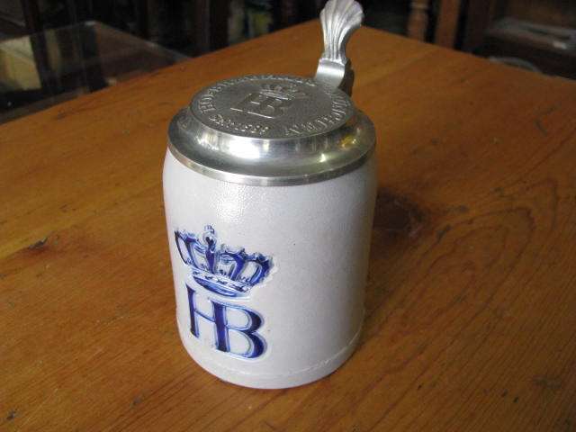 !!!!!! LOVELY OLD HB MADE IN GERMANY BEER TANKARD !!!!!