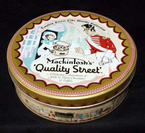 VINTAGE MACKINTOSH'S QUALITY STREET TIN  @@@ CRAZZYYYY R1 START