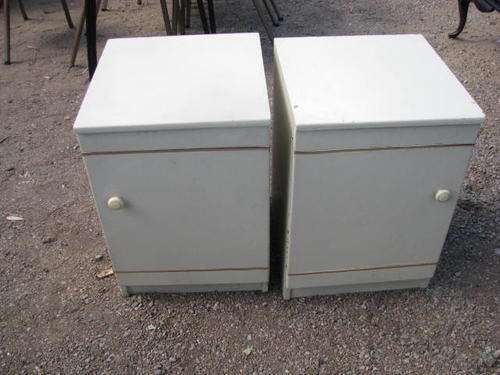A PAIR OF BEDSIDE PEDESTALS.......RETRO PURE 1970'S ITEMS...BID PER EACH