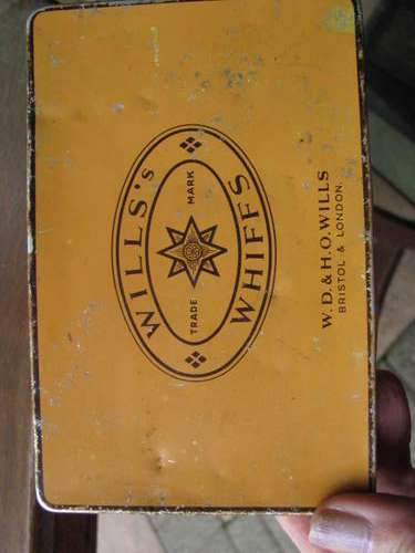 AMAZING!!! CIGARETTE TIN,,,"WILLS WHIFFS" ... & NOW THEY ARE SOLD IN PAPER...@CRRAAAZY R1 START