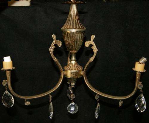 STUNNING CRYSTAL AND BRASS CHANDELIER@@@ CRAZZZY R1 START