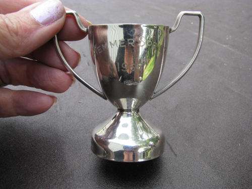 A VINTAGE SILVER PLATED TROPHY.... WEMMER SPRINT 1966  @CRAZY R1 START