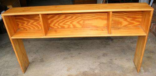 Vintage 1970's Pine Double Bed Head Board