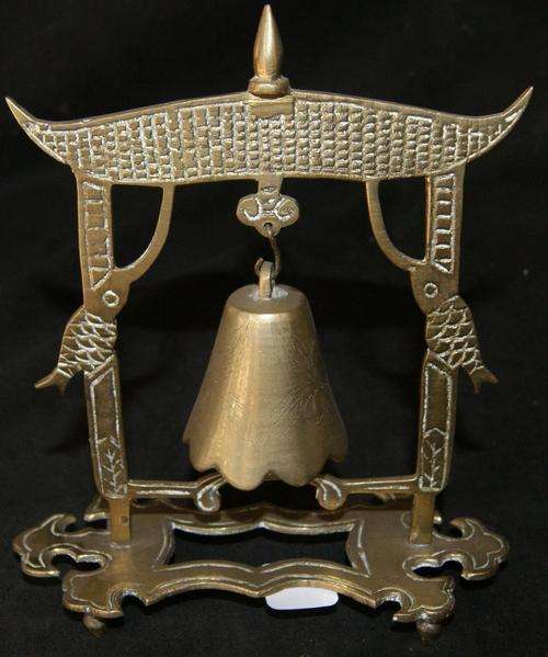 Vintage Solid Brass Desk Bell