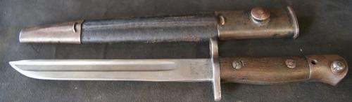 British Pattern 1907 Cut Back Lee Enfield Sword Bayonet - Manufactured by Remington