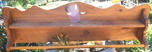 Oregon Wall Mounted Mantel Shelf and Towel Rail