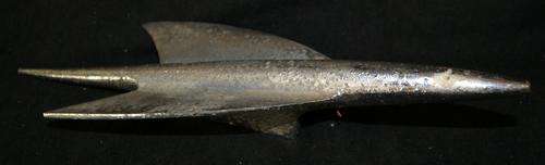 Vintage 1957 French Simca Ariane Chrome Plated Car Hood Ornament