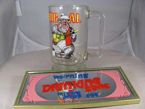 BIG AL MUG & MIRROR BAR SIGN
