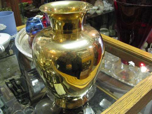 @#% SOLID BRASS VASE%#@