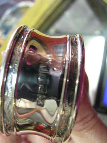 ***  HALLMARKED SILVER SERVIETTE RING...19.0 GRAMS.... ***