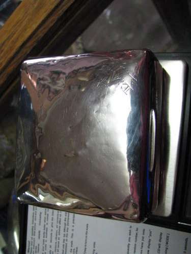 ***  HALLMARKED SILVER TRINKET BOX....173.7 GRAMS ***