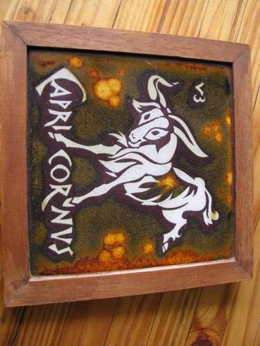 STUNNING OLD LIEBERMANN POTTERY TILE @@@CRAAAAZZZY R1 START