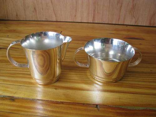 STUNNING OLD EPNS MILK JUG AND SUGAR BOWL@@@CRAAAAZZZY R1 START