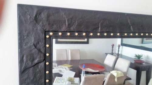 Wall Mirror in Wooden Frame