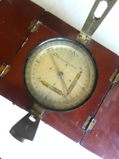 Davis & Son, Derby Mine Surveyor`s Compass