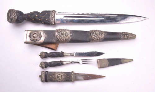 Transvaal Scottish Dirk and Sgian-dubh