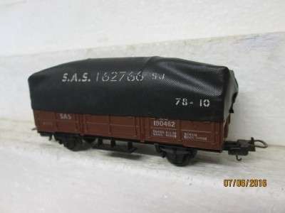 HO SCALE : LIMA SAR ES WITH TARP - LOT 170J
