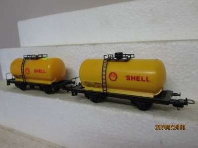 HO SCALE : LIMA x2 SHELL TANKERS - LOT 370J