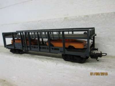 HO SCALE : LIMA CAR CARRIER (DARK GREY) - LOT 506J