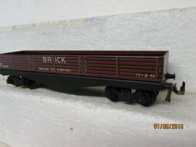 HO/OO SCALE : TRIX TWIN RAILWAY BRICK 50T OPEN GOODS (Reduced to clear) - LOT 885J