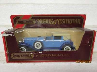 MATCHBOX "MODELS OF YESTERYEAR"  Y4-4  - LOT 5K