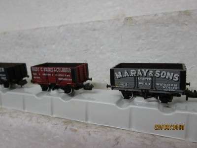 N SCALE : GRAHAM FARISH x3 OPEN GOODS - LOT 255K