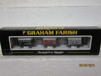 N SCALE : GRAHAM FARISH x3 OPEN GOODS - LOT 255K