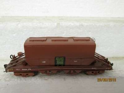 HO SCALE SAR FKJ CLOSED HOPPER (LIME) - LOT 317K