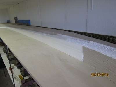 HO SCALE POLYSTYRENE 2% ELEVATION RAMP 120mm HIGH - LOT 730K