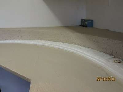 HO SCALE POLYSTYRENE 2% ELEVATION RAMP 120mm HIGH - LOT 730K