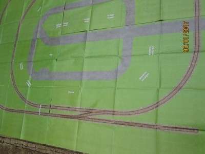 OO/HO SCALE TRACK LAYOUT PLAN - LOT 205L