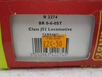 OO SCALE : HORNBY CLASS J52 BR LOCOMOTIVE - LOT 273L