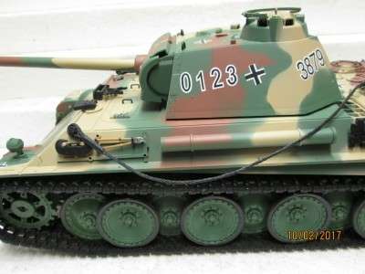 RADIO CONTROL GERMAN PANTHER TYPE G TANK 1:16 SCALE - LOT 585L
