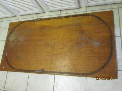 TT SCALE: TRIANG 12mm TRACK ON WOODEN BOARD - LOT 615L