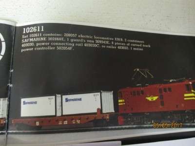 HO SCALE : LIMA SAFMARINE GOODS SET - LOT 298M
