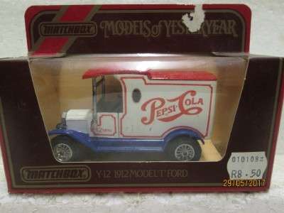 DIE CAST MOY Y-12 1912 MODEL T FORD (PEPSI COLA) - LOT 347M