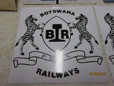 BOTSWANA RAILWAYS : MEMORABILIA (Reduced to clear) - LOT 401M