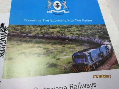 BOTSWANA RAILWAYS : MEMORABILIA (Reduced to clear) - LOT 401M