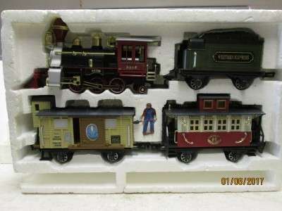 G SCALE : PLAYGO WESTERN EXPRESS TRAIN SET - LOT 405M