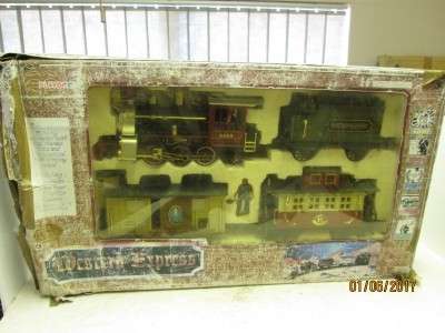 G SCALE : PLAYGO WESTERN EXPRESS TRAIN SET - LOT 405M