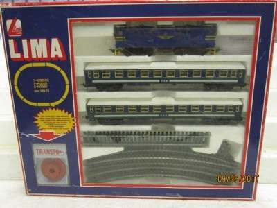 HO SCALE: SAR LIMA BLUE TRAIN SET - LOT 688M