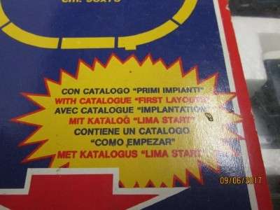 HO SCALE: SAR LIMA BLUE TRAIN SET - LOT 688M