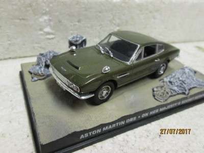 DIE CAST : 007 COLLECTION - ASTON MARTIN DB5 'ON HER MAJESTY'S SECRET SERVICE' - LOT 587N
