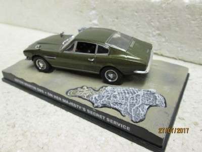 DIE CAST : 007 COLLECTION - ASTON MARTIN DB5 'ON HER MAJESTY'S SECRET SERVICE' - LOT 587N