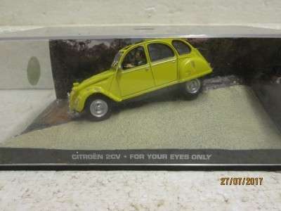 DIE CAST : 007 COLLECTION - CITROEN 2CV  'FOR YOUR EYES ONLY' - LOT 601N