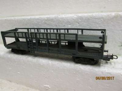 HO SCALE : LIMA FS CAR CARRIER (DARK GREY) - LOT 832N
