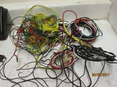 HO/OO SCALE : TRI-ANG x3 OLD CONTROLLERS PLUS WIRING - LOT 251P