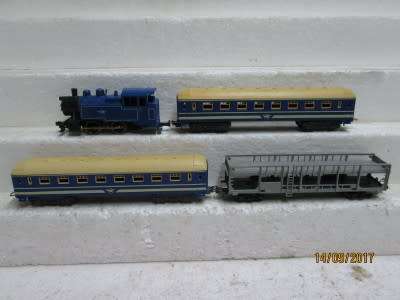 HO SCALE : LIMA SAR BLUE EXPRESS SET - LOT 503P